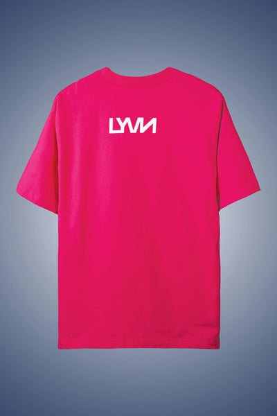 PINK WAVEFORM BY VAN GOGH OVERSIZED T-SHIRT