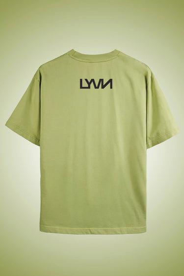 LIGHT GREEN DEAD END OVERSIZED T-SHIRT FOR MEN AND WOMEN - Backview