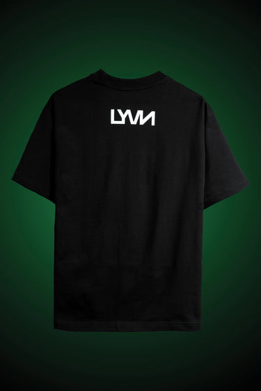 Green Unisex Abstract Face Oversized T-Shirt