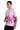Pink Chaotic Oversized Printed T-Shirt