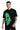 Green Abstract Face T-Shirt