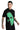 Green Abstract Face T-Shirt
