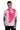 Oversized Pink Abstract Face T-Shirt