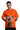 Orange Fool Face T-shirt