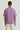 Lyvn Men's Solid Lilac Oversized T-Shirt