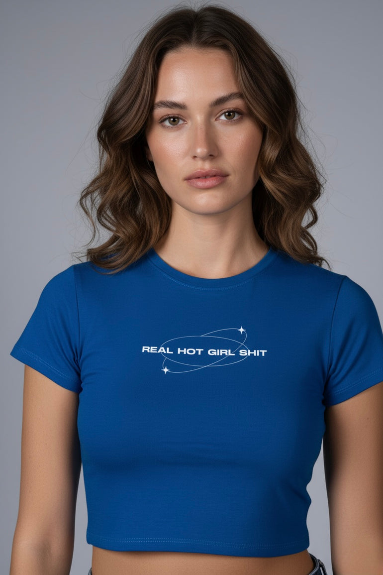 Real Hot Girl Shit Graphic Crop Top