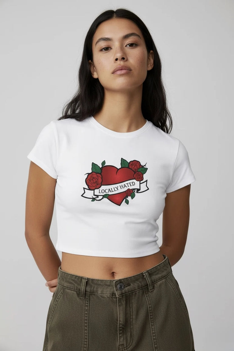 Locally Hated Graphic Crop Top