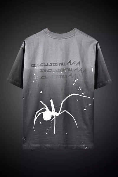 GREY SPIDER UNISEX OVERSIZED T-SHIRT