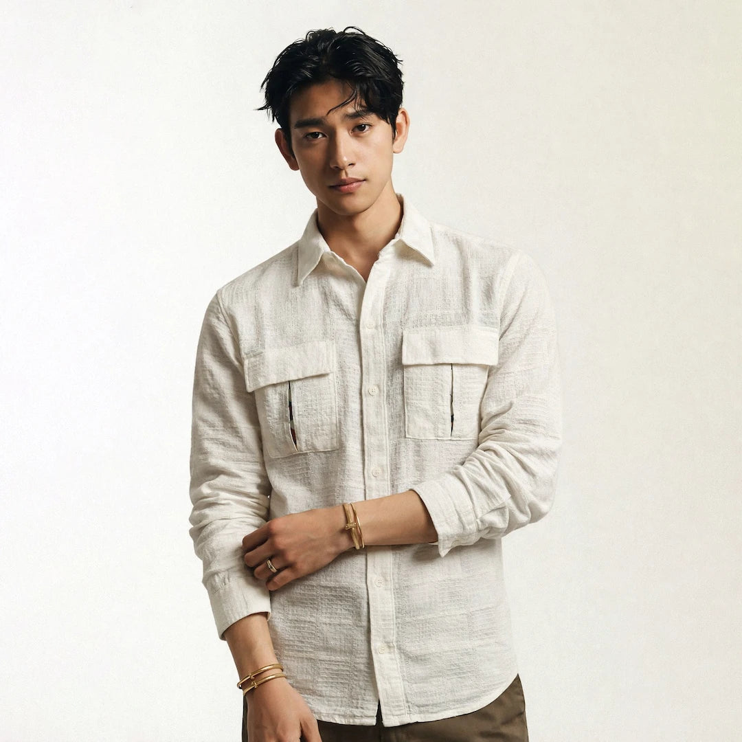 Reveal Slit Shirt for Men