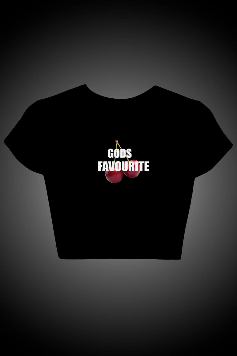 God's Favourite Graphic Crop Top
