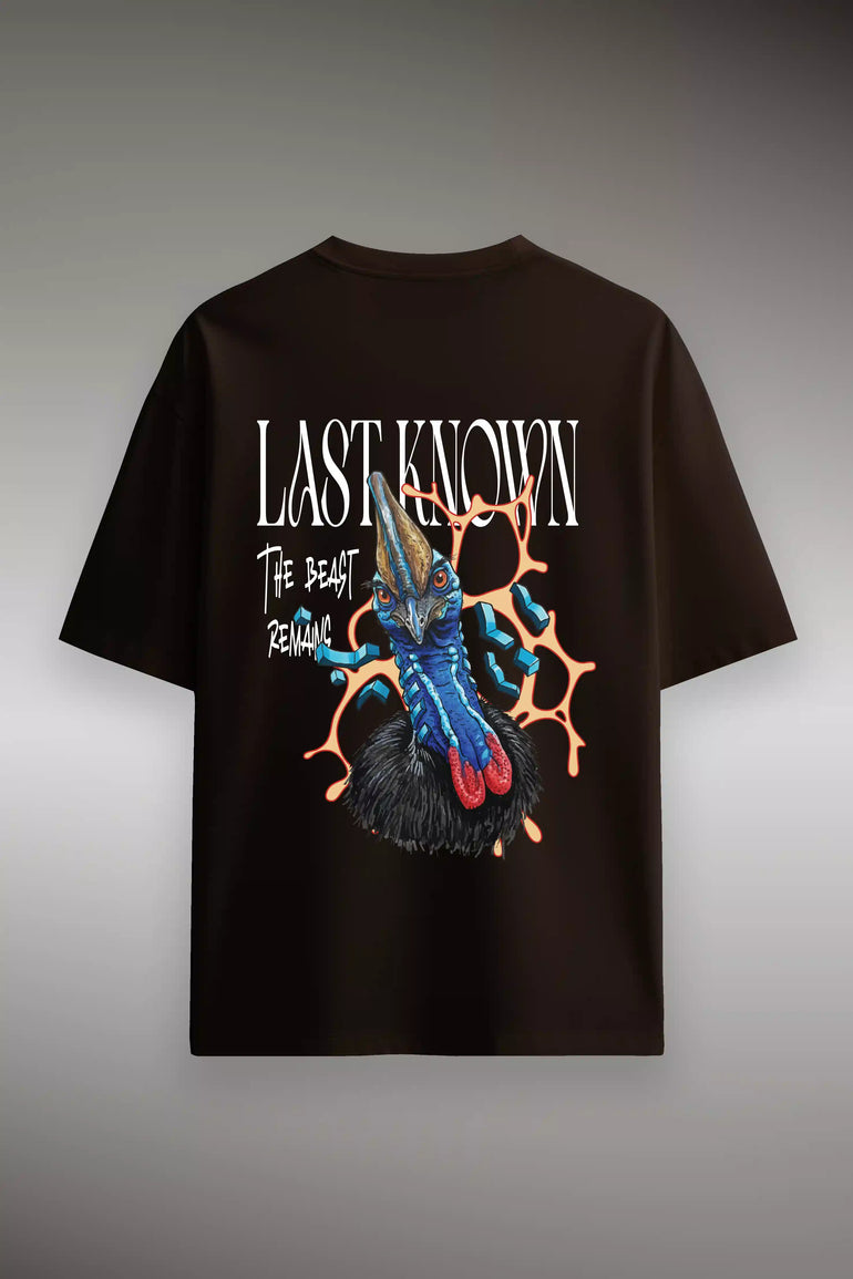 Last Known Oversized Graphic T-Shirt
