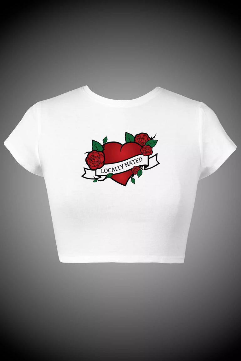Locally Hated Graphic Crop Top