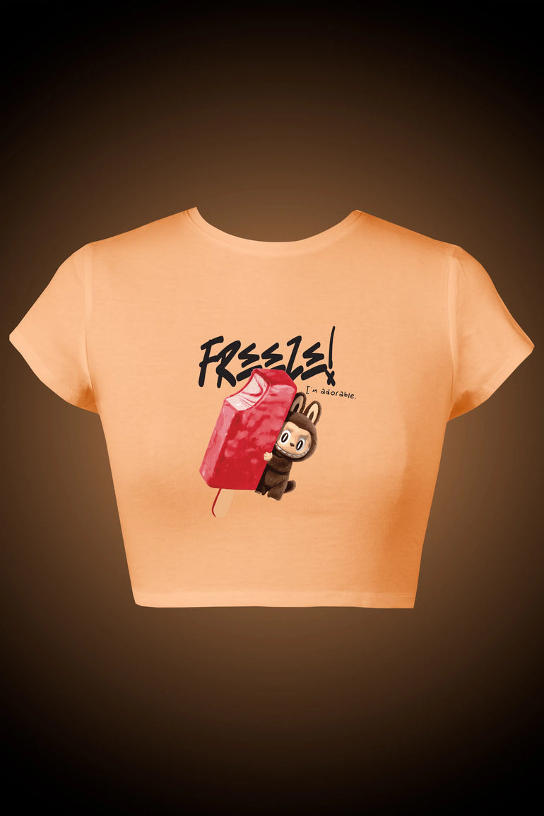 Freeze Graphic Crop Top