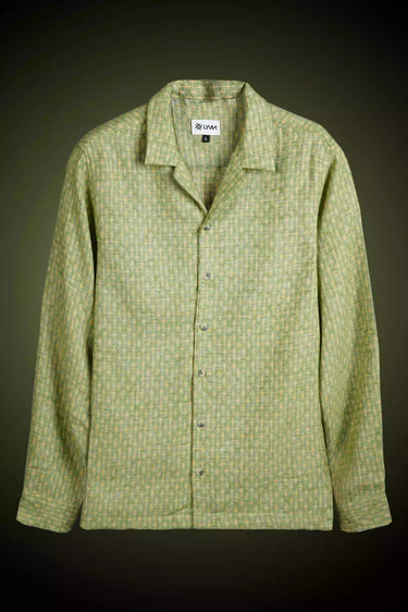 REEN JACQUARD FULL SLEEVE SHIRT FOR MEN