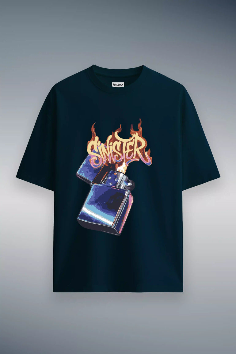 Sinister Oversized Graphic T-Shirt