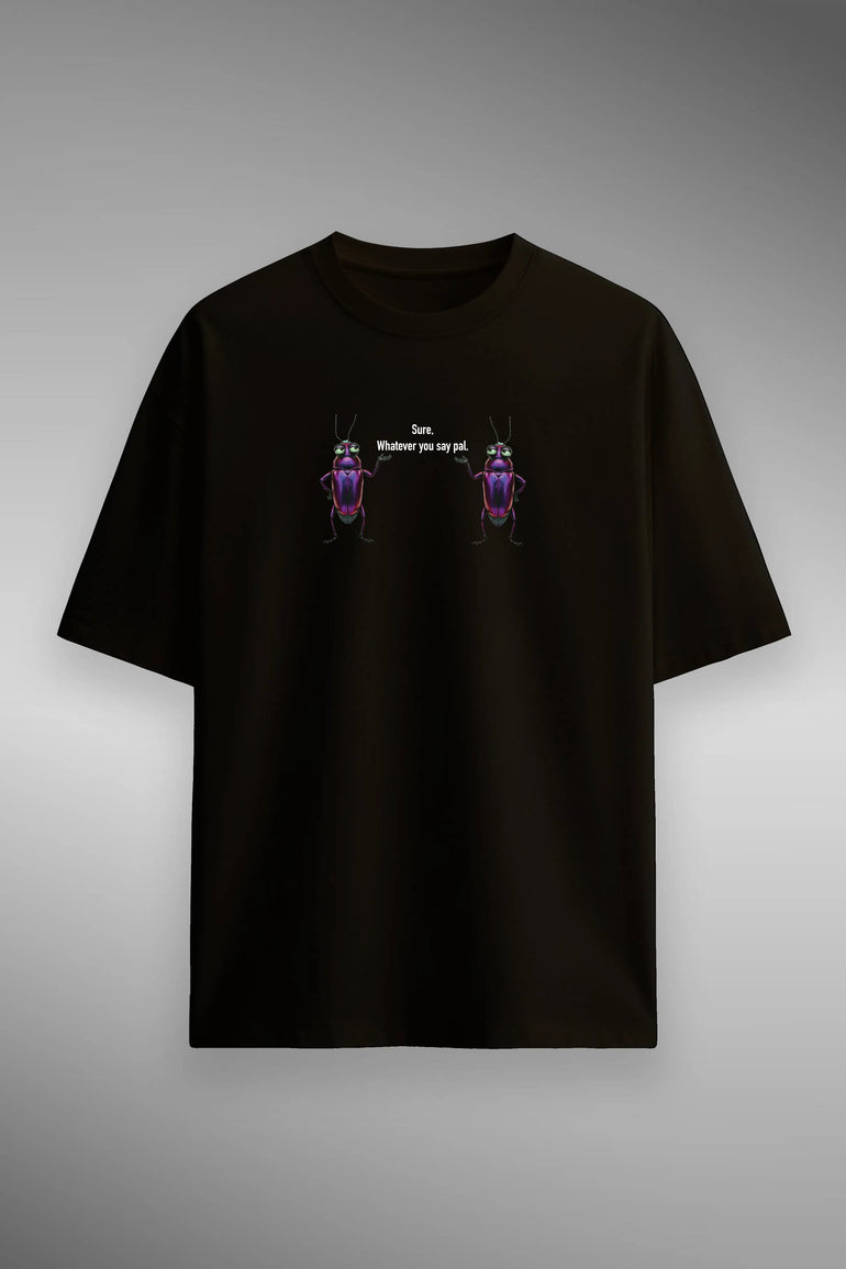 Whatever Oversized Graphic T-Shirt