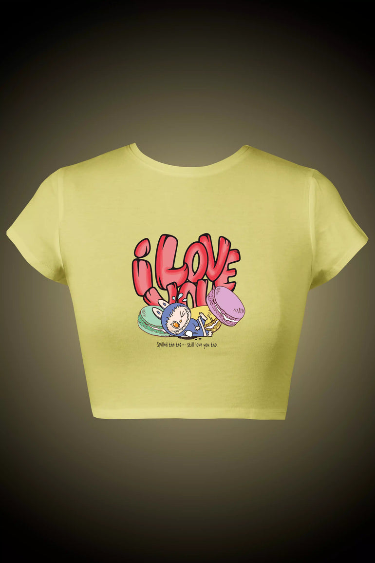 I.LY. Graphic Crop Top